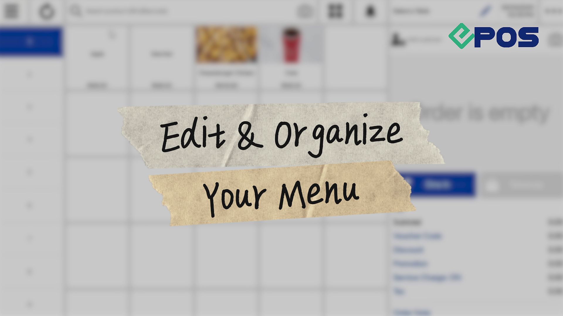 Edit & Organize Your Menu