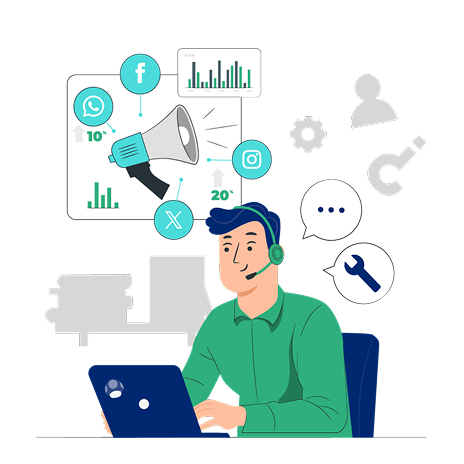 Hyper-Localised Team illustration