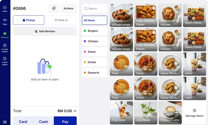EPOS360 mobile app dashboard