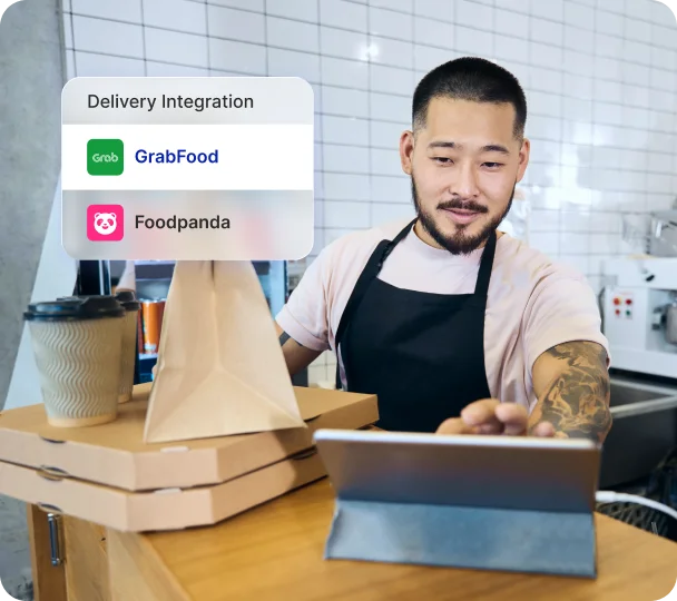 2 delivery platform, 1 ordering surface now with Grab & Foodpanda