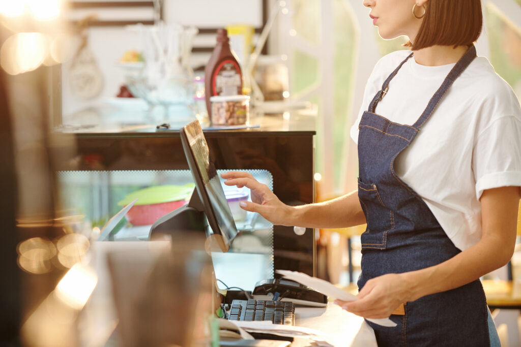 pos system in use at second outlet